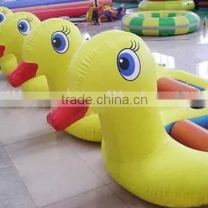 Inflatable Cartoon Boat Children Boat Water Game thumbnail-1