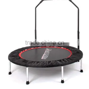 38inch Kids Folding Mini Trampoline With Handle for Trampolines Sale thumbnail-1