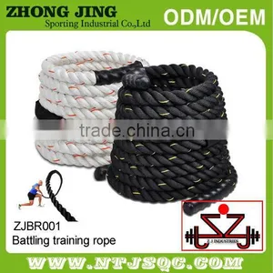 Nylon Rope , Nylon Rope 38mm Black High Strength Fitness Battle Rope Outdoor Training thumbnail-1