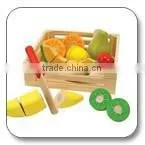 Wooden Fruits Cutting Toy With Wooden Toy Storage Boxes thumbnail-1