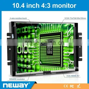 10.4 Inch VGA Input 4:3 Tft Lcd Open Frame Touchscreen Monitor thumbnail-1
