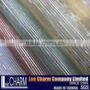 Baby Pink Laser Metallic Nylon Tulle Fabric thumbnail-4