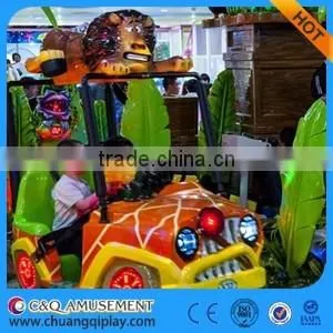 Jungle Safari for Amusement Park, Popular Amusement Rides, Shooting Car, Track Rides thumbnail-1