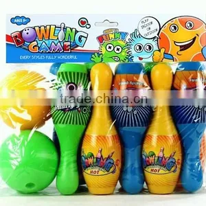 Children Play 22cm Bowling Toy With 10 Bottles and 2 Balls thumbnail-3