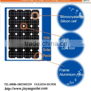 Hot Sale High Effective 70w 220V Mono Solar Panel Manufacturers in China thumbnail-2