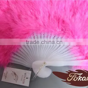 Handmade Craft Large Turkey Feather Hand Fan thumbnail-2