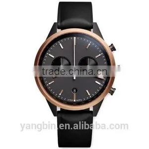 Business Fashion Genuine Leather Wrist Man Watch thumbnail-1