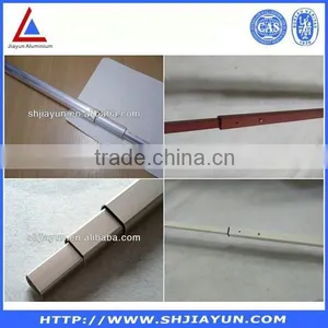 Square Round Tube,rectangle Tube, h Shape I Shape L Shape u Shape Aluminium Profiles With Heat Transfer Paper of Wooden Grain thumbnail-4