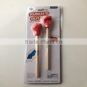 Wooden Pencils With Boxing Glove Erasers thumbnail-1