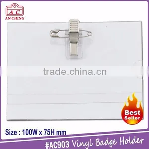 Economy Good Quality Security Novelty Hard Plastic Badge Holder thumbnail-4