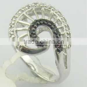 2014 Fine Silver Jewelry Ring With Two-tone Plated thumbnail-1