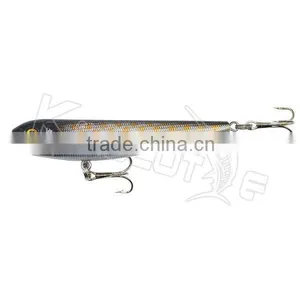CH14QB1 Pencil Bait Fishing Lures Hard ABs Plastic Material Bass Lure thumbnail-4