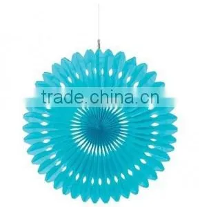Hot Sale !small Lovely Tissue Paper Fan for Party Wedding Decorations thumbnail-4