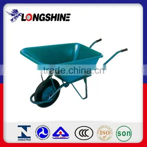 2015 China Heavy Duty Plastic Tray Wheelbarrows for Sale WB6435 thumbnail-1