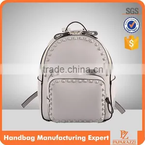 4022 Wholesale Custom Backpack 2016 Fashion Backpack From Guangzhou Paparazzi Leather Factory thumbnail-1