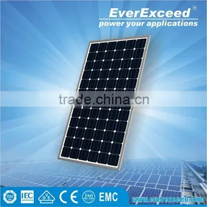 EverExceed 230w 156*156 Monocrystalline Solar Panel With TUV/VDE/CE/IEC Certificates thumbnail-1