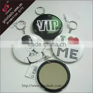Wholesale Fine Quality Customized Multipurpose Mirror Key Rings gd Printed With Smile Face Quality Choice thumbnail-5