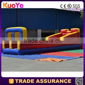 Factory Direct Durable Two Lanes Inflatable Bungee Run,inflatable Sport Games for Adults thumbnail-1