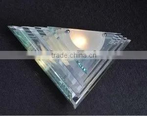Clear Glass Triangle Wall Lamp Manufactures MB3122A thumbnail-1