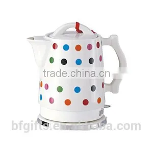 Enamel Kettle Set/ Ceramic LED Electric Kettle/ White High Quality Teapot Set/ 2015 New Design-3 thumbnail-5