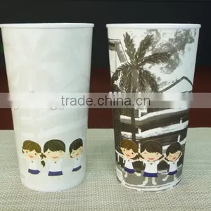Promotional Gift Custom Logo Color Changing Plastic Mug thumbnail-2