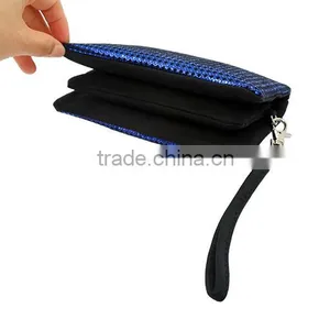 Fabric With Light Pearl Gold Blocking Purse Bag Evening Bag Clutch Bag With Handle thumbnail-2