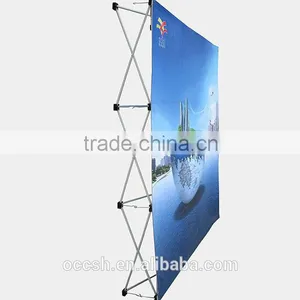 Pop Up Display Stand Exhibition Wall Banner Trade Show Backdrop Stand Tension Fabric Pop UP Dispaly thumbnail-1