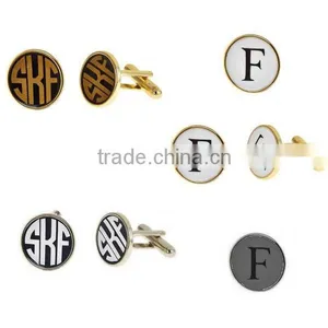 Monogram Cuff Link Gift for Father's Day thumbnail-1