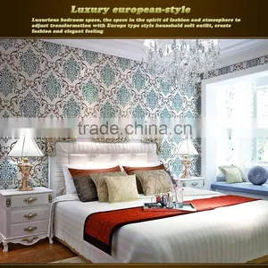 Wall Design Classic Decorating European Floral Wallpaper thumbnail-3