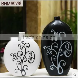 Cheapest Black and White Painting Types of Flower Vase for Home Deco thumbnail-1
