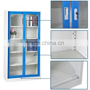 Clearview Stainless Steel Sliding Glass Door Display Filling Cabinet thumbnail-2