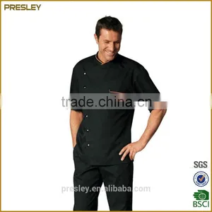 Chef Coat Uniform Oil Resistance Knotted Cloth Buttons 100% Cotton Cook Uniform thumbnail-4