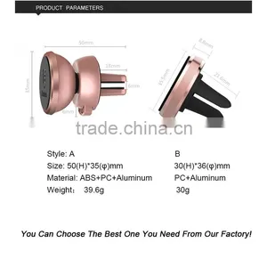 Veister Factory Air Vent Car Phone Holder Magnetic Car Mount Holder With Customized Logo For Iphone 6 Plus/Samsung thumbnail-6