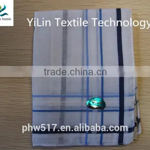 NO-14 100% Cotton Handkerchiefs White Center Handkerchief thumbnail-1