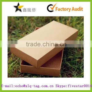 2015 Wholesale Customised Cheap Kraft Paper Packing Box,Kraft Paper Gift Box,kraft Box thumbnail-1