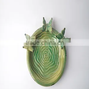 Ceramic Enamel Fruit Plate With Butterfly Dresses thumbnail-4