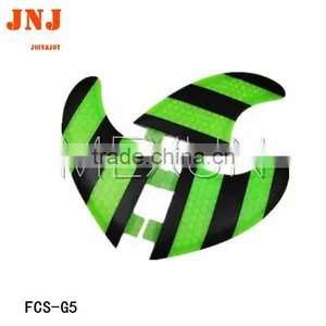 Perfect Quality FCS M G5 Fins With Carbon Fiber Honey Comb Material for Surfing FCS 002 Size M thumbnail-2