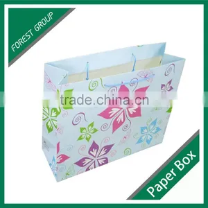 Glossy Printing Paper Shopping Bag for Packing Gift in China thumbnail-2