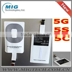 Qi Wireless Charger Receiver for IPhone 5/5s/5c, Portable Charger Receiver for IPhone 6/6s/6s/lighting Usb thumbnail-2