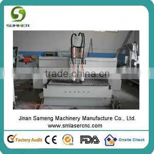 Cnc Wood Machine With Two Exchanging Spindles thumbnail-1
