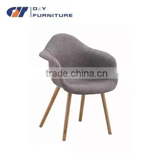 2015 Modern New Style Design Leisure and Comfortable Massage Cloth Chair Cover With Wood Legs thumbnail-2