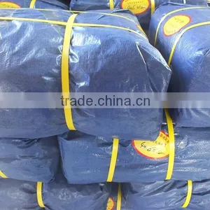 Plastic Raw Material Tarpaulin PP Sliver/blue Plastic Sheet Triangle Plastic Waterproof Anti-aging Antioxidant Factory Sell thumbnail-2