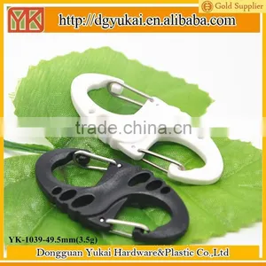 Yukai Plastic Carabineer Clips Keychain Snap Carabineer thumbnail-1