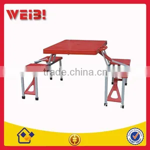 Plastic Folding Table and Chair Set/ Space-saving Dining Table thumbnail-1