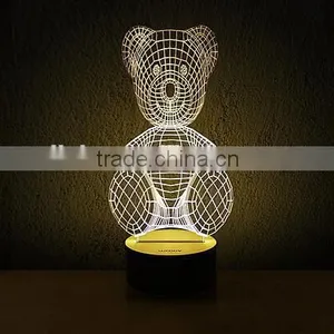 New Model 3D LED Lamp With Temperature Sensing Color Change Function thumbnail-4