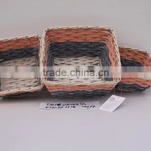 Decorative Wicker Baskets/square Garden Storage Baskets Supplier's Choice thumbnail-5