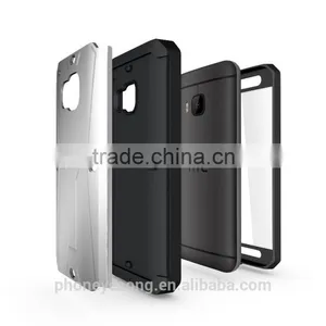 3 in 1 Armor Defender Hybrid Heavy Duty Hard Cover Shockproof Case for HTC ONE M9 thumbnail-5