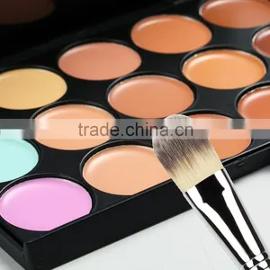 Hottest Amazon 15-color Eyeshadow Palette ,Oblique Head Brush and Powder Puff Cosmetic Set thumbnail-3