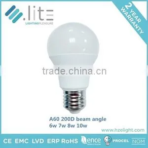 Hangzhou OEM Factory LED Bulb A60 A19 Classic Shape 9w Dimmable 720lm Plastic Coated Aluminum E27 E26 B22 Base CE RoHS thumbnail-3