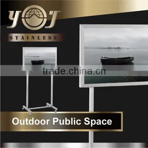 New Design Steel Poster Board Stands Acrylic Display Stand thumbnail-1